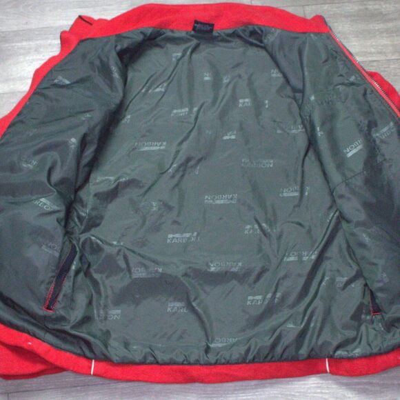 Vtg Karbon Men's Jacket Size XS Full Zip Sweater Ski Jiminy Peak Mountain Resort - Picture 4 of 7
